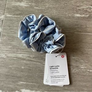 Lululemon Light Locks Scrunchie - Blue Linen